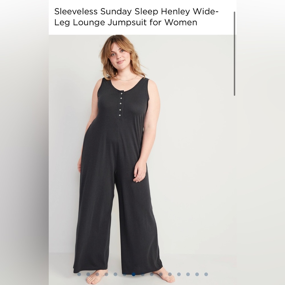 NWT Old Navy Henley Loungewear onesie Jumpsuit